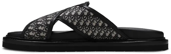 Dior Aqua Sandal 'Dior Oblique - Beige Black'