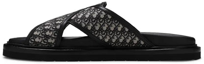 Dior Aqua Sandal 'Dior Oblique - Beige Black'