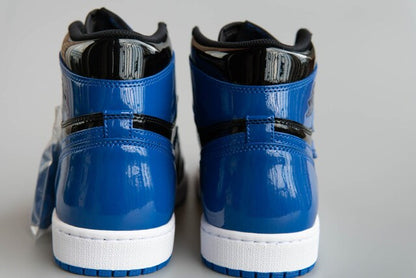 Air Jordan 1 Royal Blue Black Patent