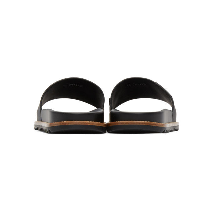 Fendi Black Rubber Fendi Vocabulary Slides