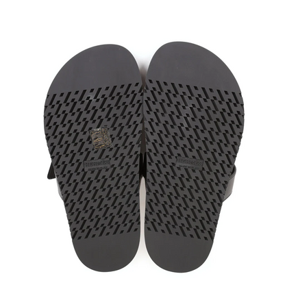 NEW HERMÈS CHYPRE SANDAL BLACK