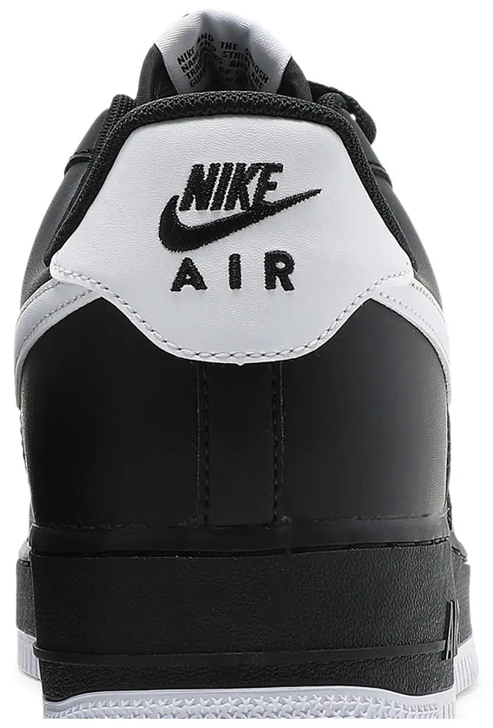 Nike Air Force 1 '07 'Black White Outsole'