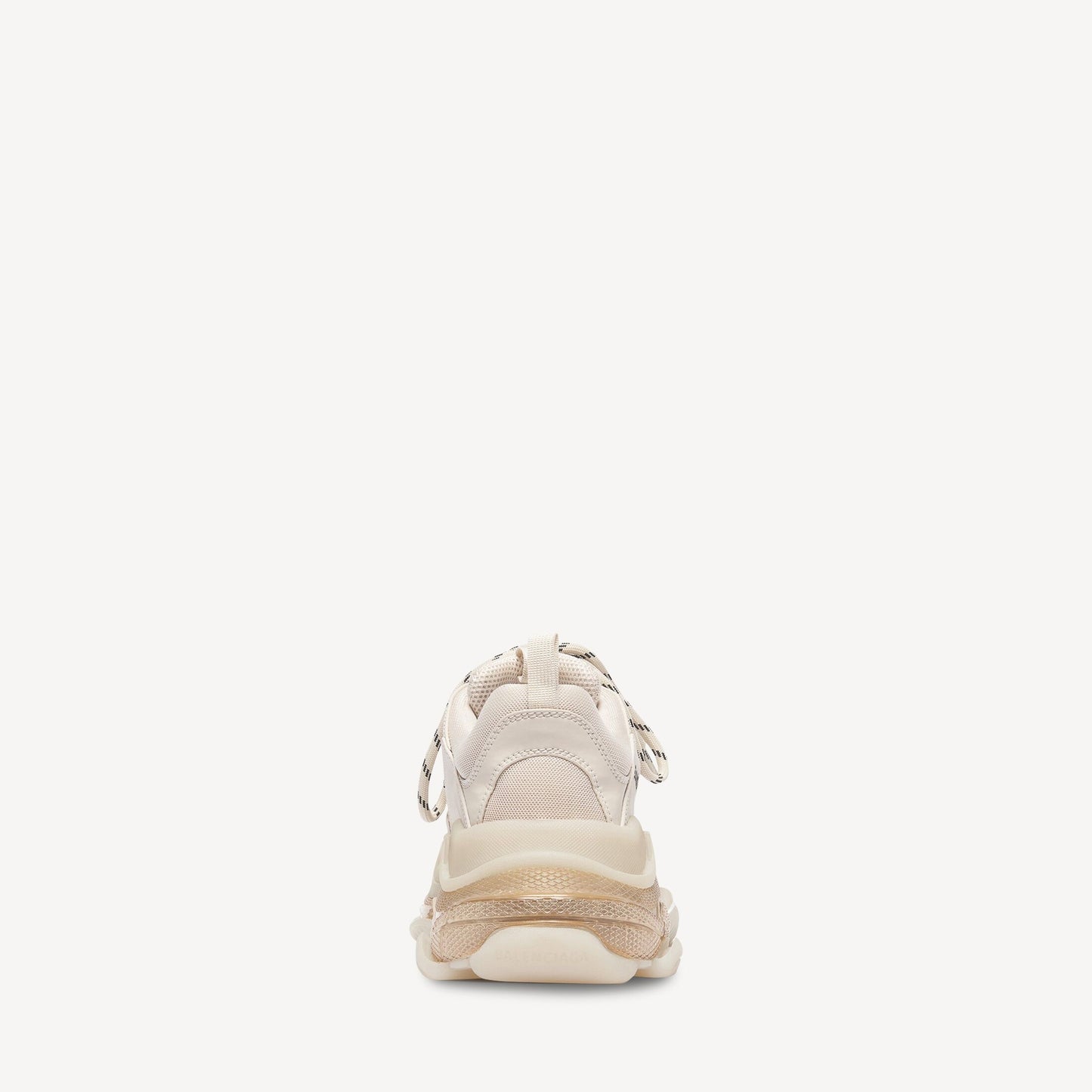 MEN'S TRIPLE S CLEAR SOLE SNEAKER IN WHITE