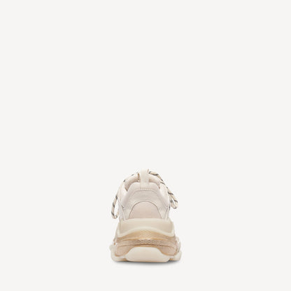 MEN'S TRIPLE S CLEAR SOLE SNEAKER IN WHITE