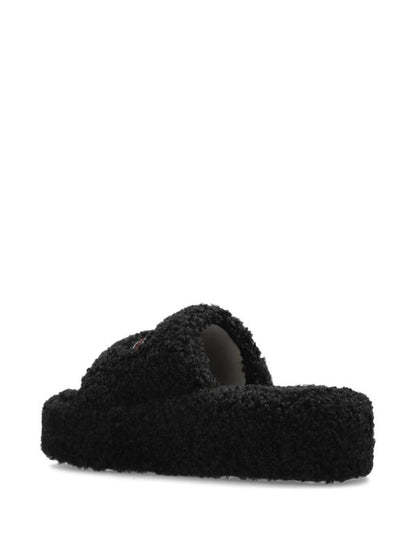Balenciaga
logo-embroidered platform sandals