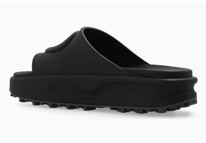 GucciInterlocking G slide sandal 'Black Rubber'